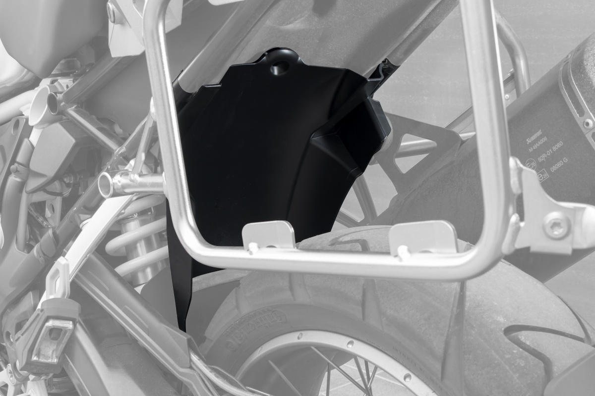 Rear shock mud plate - black - Bmw - REPLICA PLASTICS - BMW1001-001 - UFO Plast