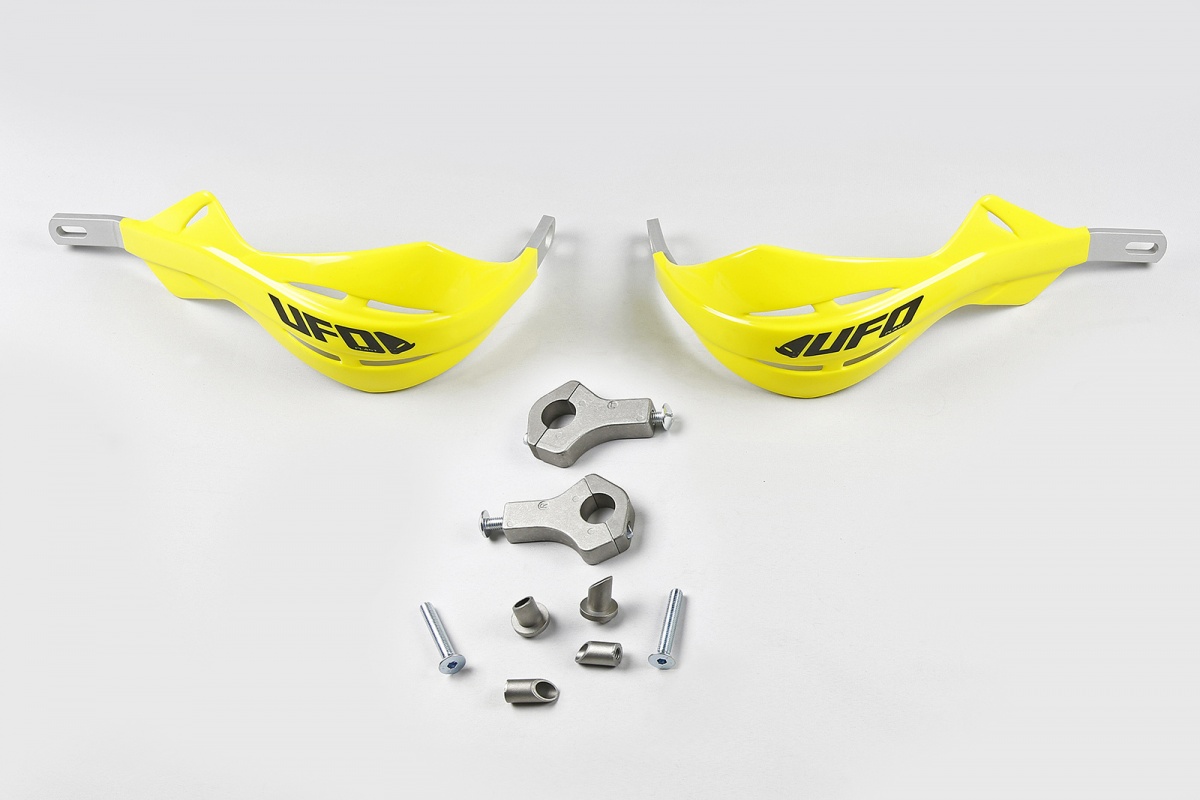 Motocross handguards Alu yellow
