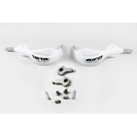Motocross handguards Alu white