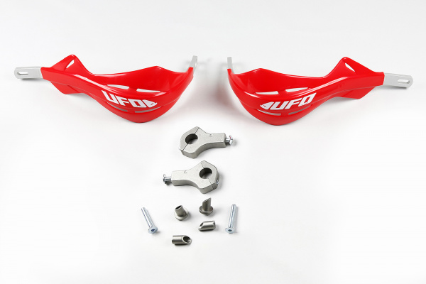 Motocross handguards Alu red