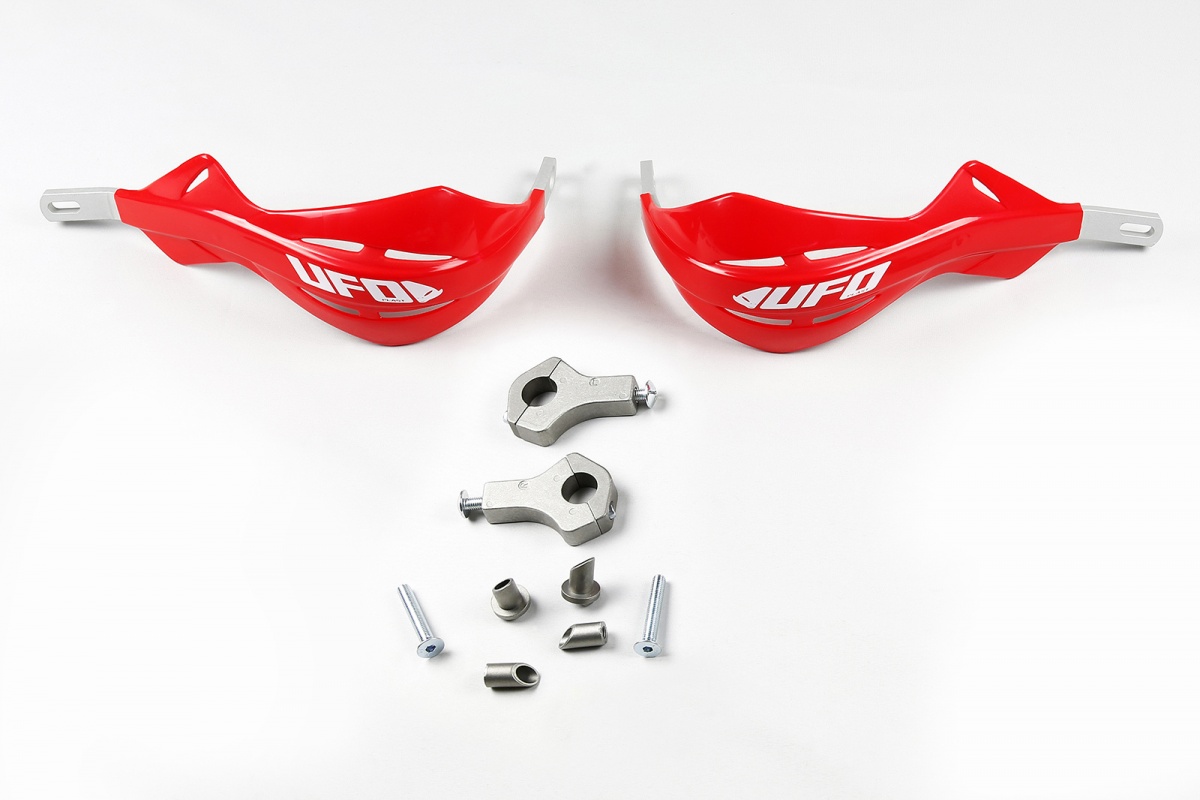 Motocross handguards Alu red