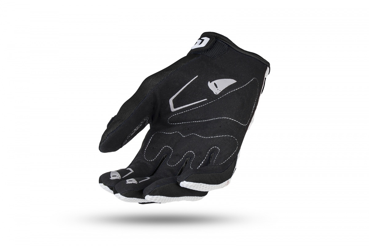 Motocross Iridium Gloves black and white - Gloves - GU04535-WK - Ufo Plast
