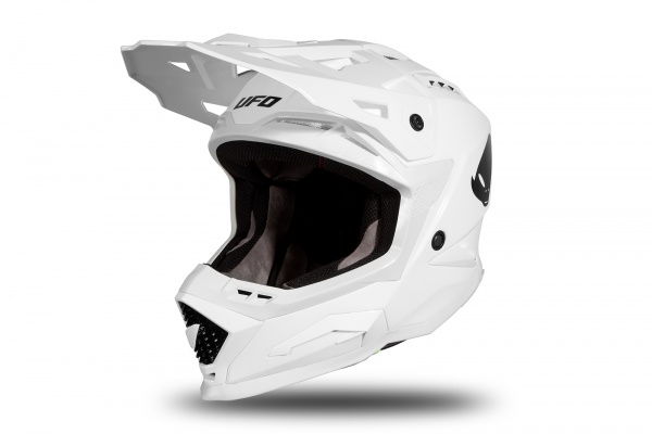 Motocross helmet Echus DOT white glossy - NEW PRODUCTS - HE13004-W - Ufo Plast