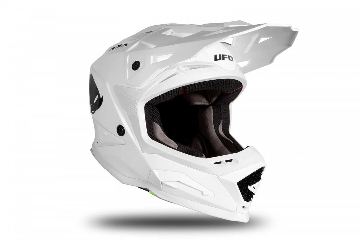 Motocross helmet Echus DOT white glossy - NEW PRODUCTS - HE13004-W - Ufo Plast