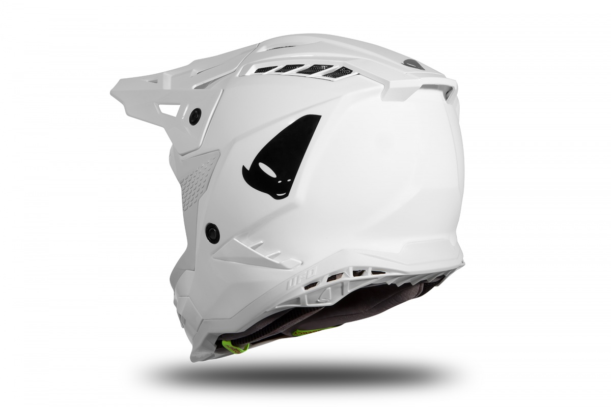 Motocross helmet Echus DOT white glossy - NEW PRODUCTS - HE13004-W - Ufo Plast