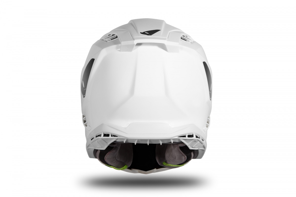 Motocross helmet Echus DOT white glossy - NEW PRODUCTS - HE13004-W - Ufo Plast