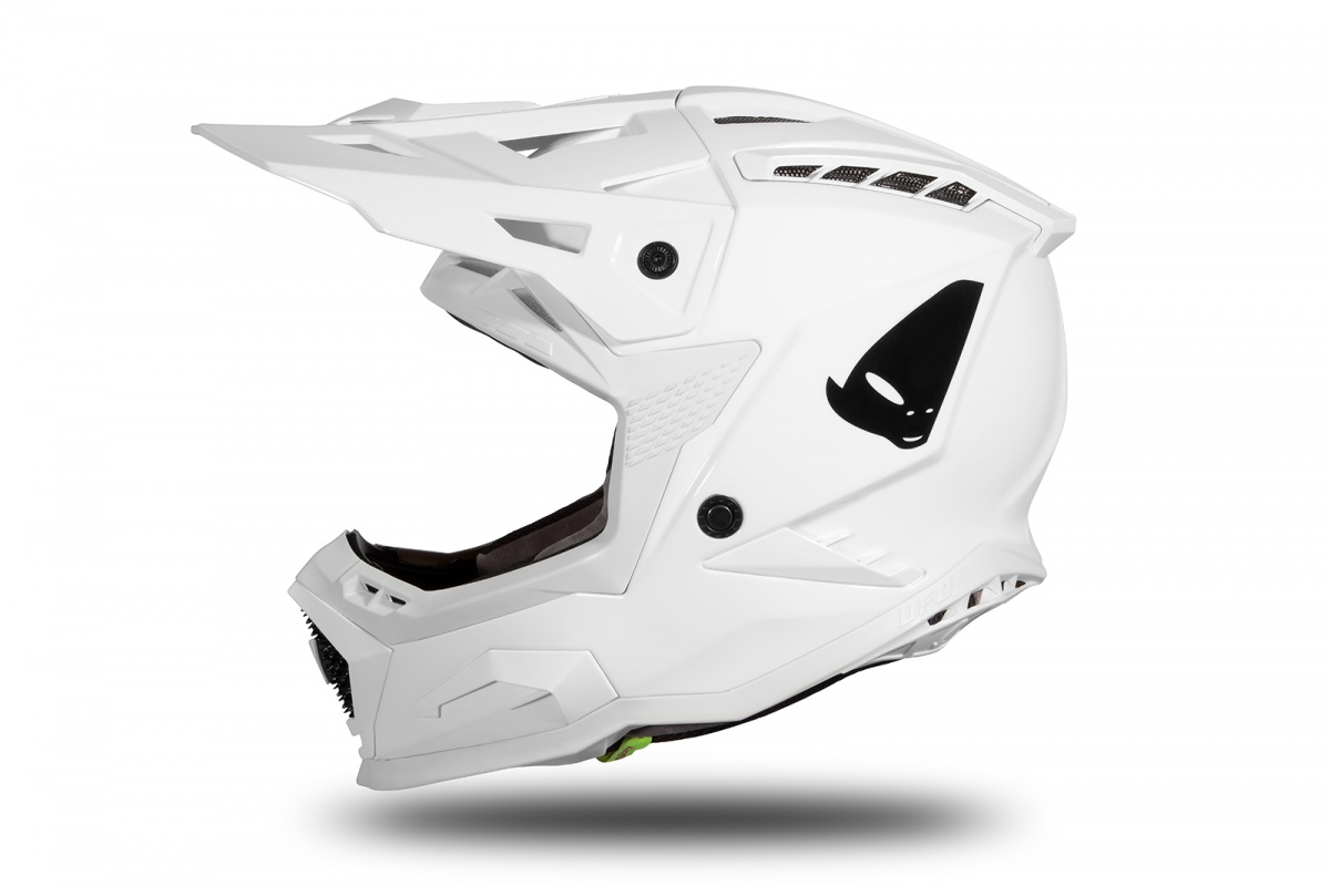 Motocross helmet Echus DOT white glossy - NEW PRODUCTS - HE13004-W - Ufo Plast