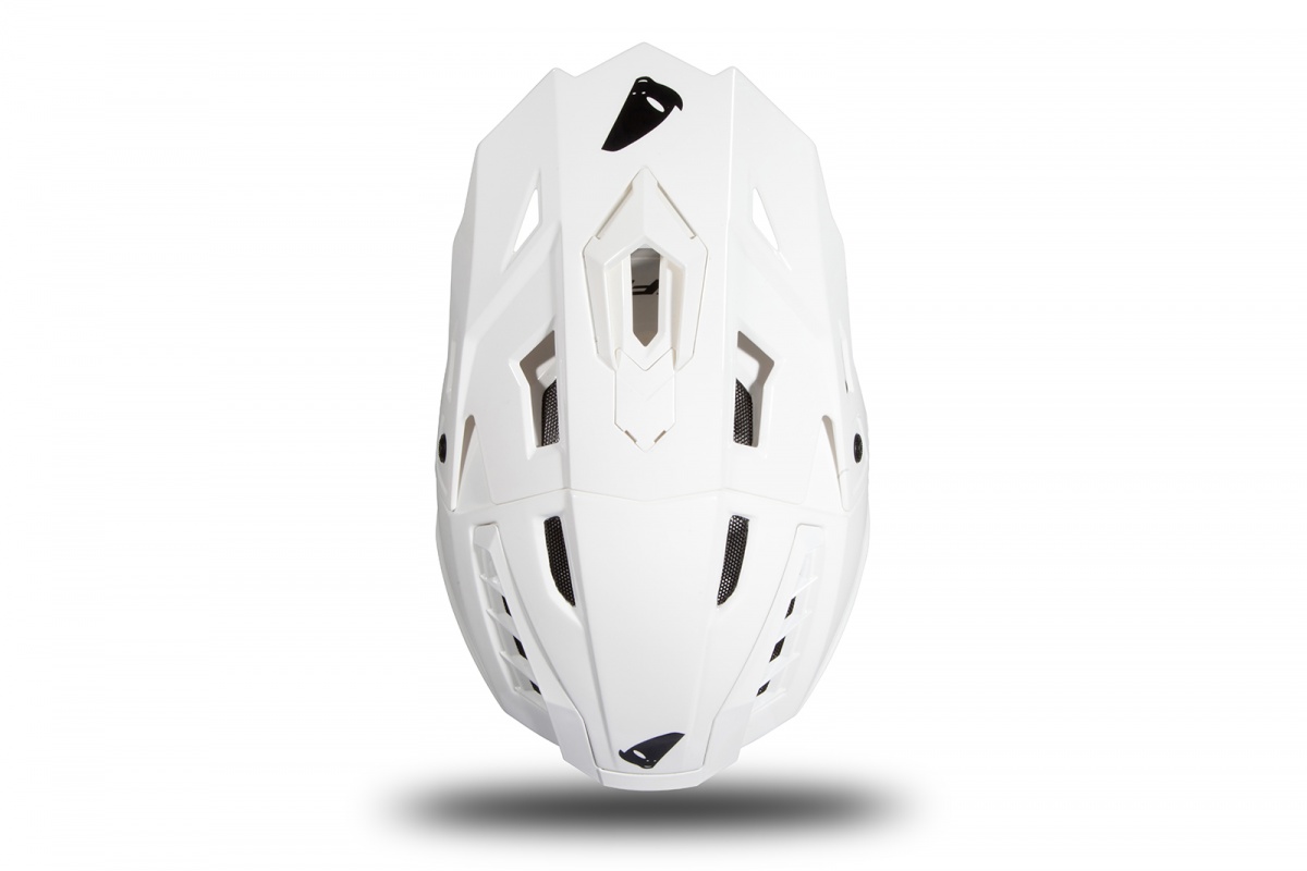 Motocross helmet Echus DOT white glossy - NEW PRODUCTS - HE13004-W - Ufo Plast