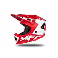 Motocross helmet Echus DOT red and white glossy - Home - HE13004-BW - Ufo Plast