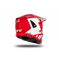 Motocross helmet Echus DOT red and white glossy - Home - HE13004-BW - Ufo Plast