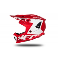 Motocross helmet Echus DOT red and white glossy - Home - HE13004-BW - Ufo Plast