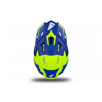 Motocross helmet Echus DOT blue and neon yellow matt - HIGHLIGHT 2023 - HE13004-CD - UFO Plast