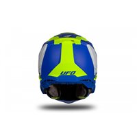 Motocross helmet Echus DOT blue and neon yellow matt - HIGHLIGHT 2023 - HE13004-CD - UFO Plast