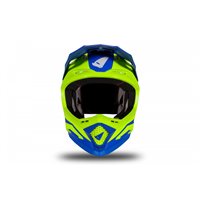 Motocross helmet Echus DOT blue and neon yellow matt - HIGHLIGHT 2023 - HE13004-CD - UFO Plast