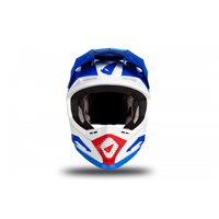 Motocross helmet Echus DOT blue, white and red glossy