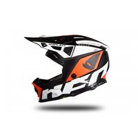 Motocross helmet Echus DOT black, orange and white matt