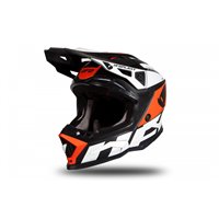 Motocross helmet Echus DOT black, orange and white matt