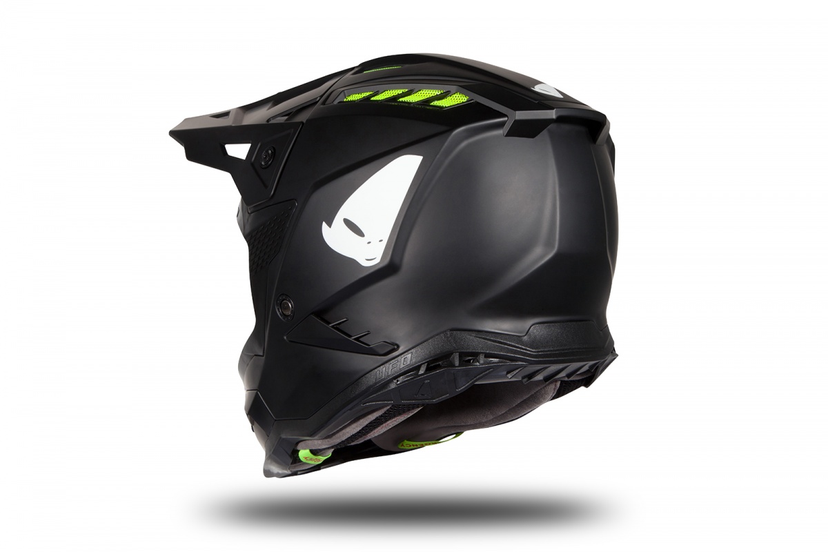 Motocross helmet Echus black matt - Ufo Plast