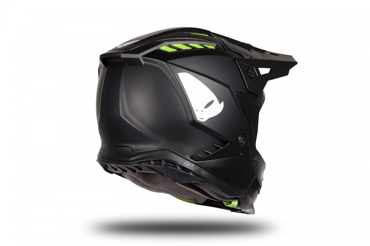 Motocross helmet Echus black matt - Ufo Plast