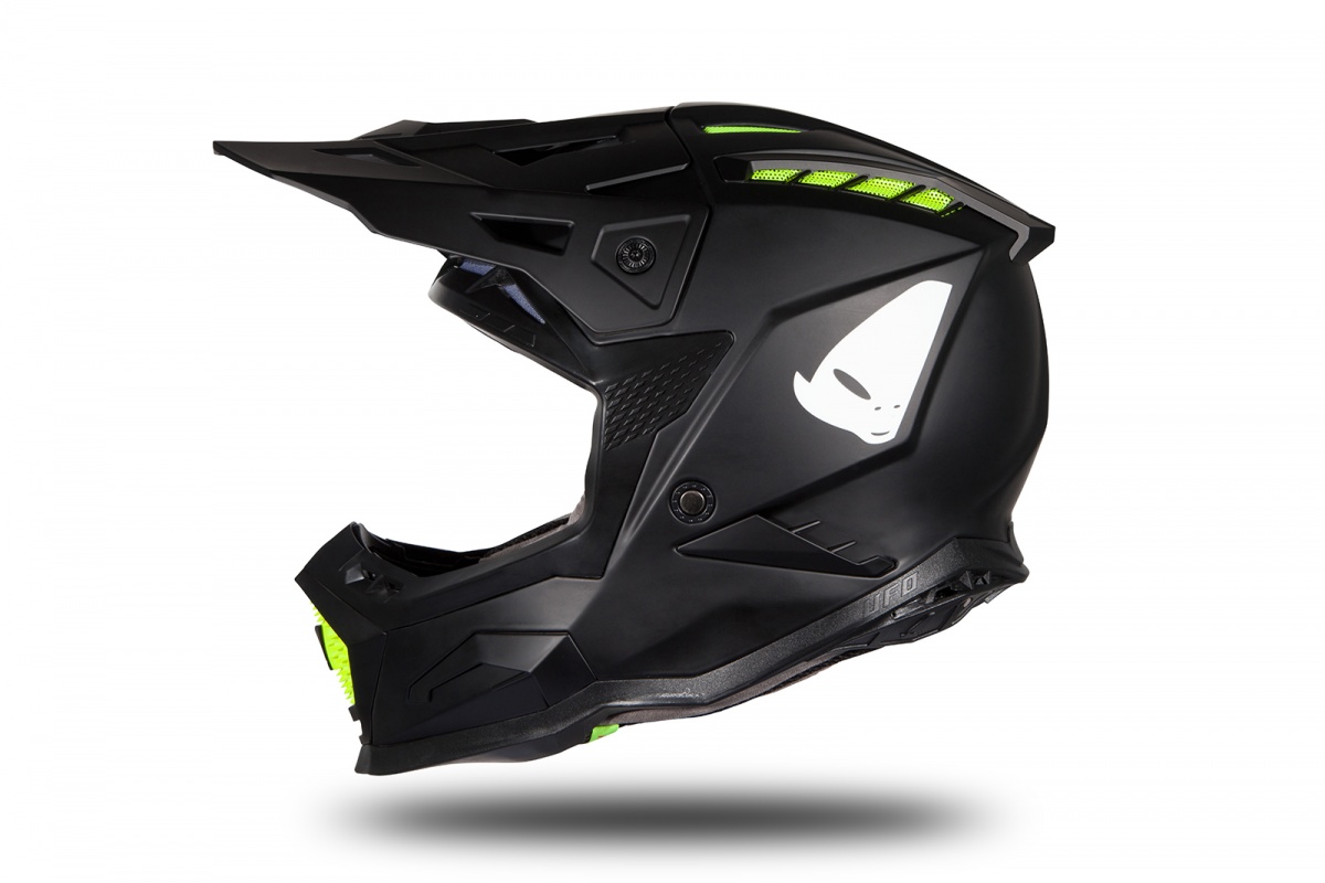Motocross helmet Echus black matt - Ufo Plast