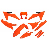 Full Plastic Kit neon orange compatible Ktm EXC 150/XC W150 / XC W150TPI - EXC 250/XC W250 - EXC-F 250/XCF W250 - EXC 300/XC....